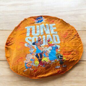 NIB space jam new legacy LeBron James & Tune Squad 50" Round BBALL Beach Towel